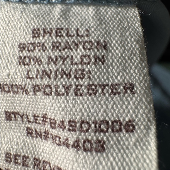 By the River Blue Smocked Tiered Dress Ruffle Straps Eyelet Detail Size Small - Picture 10 of 10